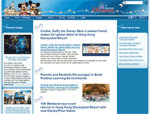 Tablet Screenshot of news-en.hongkongdisneyland.com